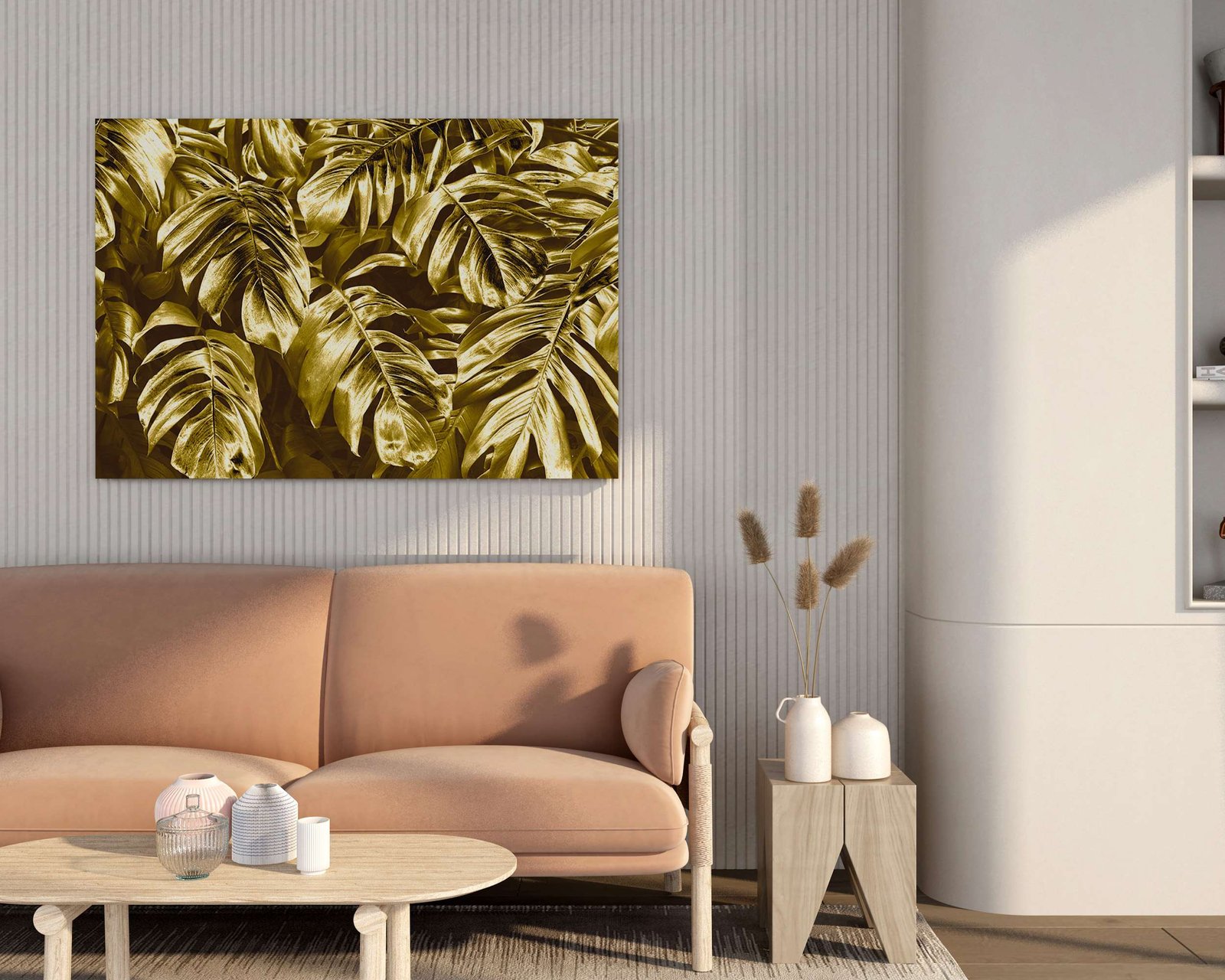 Framed Canvas Paintings for Room Transformation